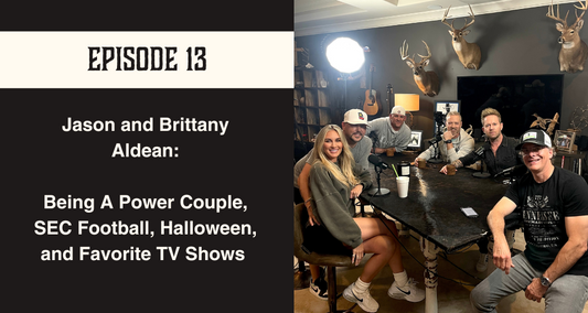 Episode 13 Jason and Brittany Aldean:  Being a Power Couple, SEC Football, Halloween, and Favorite TV Shows