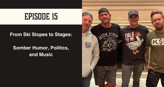 Episode 15 From Ski Slopes to Stages - Somber Humor, Politics, and Music